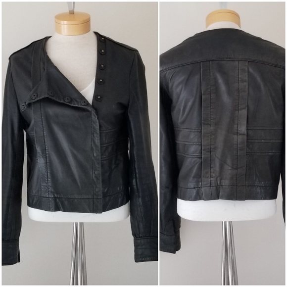 Twenty8Twelve Sienna Miller Leather Moto Jacket - Picture 3 of 9